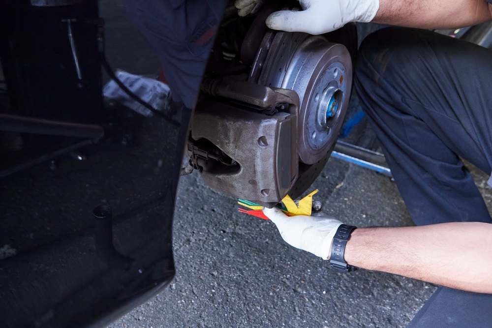 Worn Brake Pads