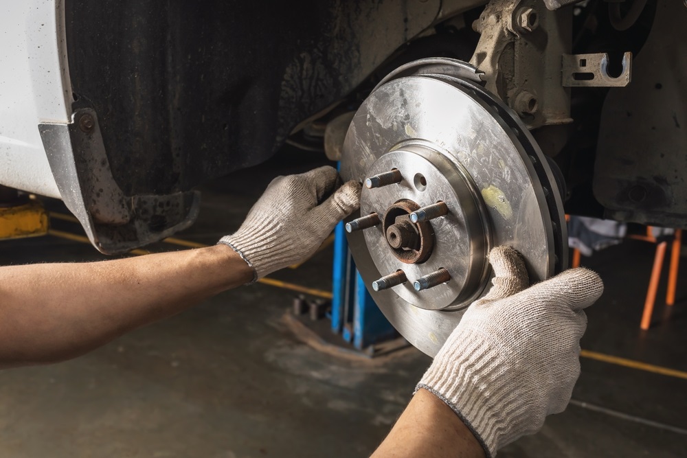 Worn Brake Pads
