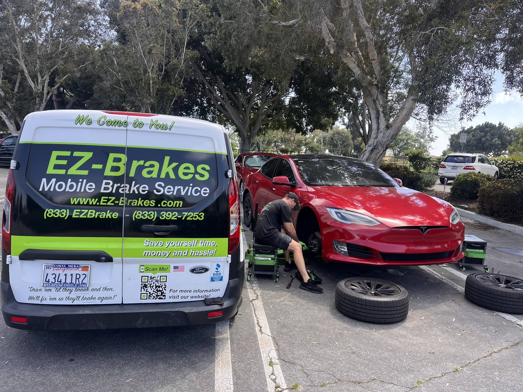 How long does brake service take